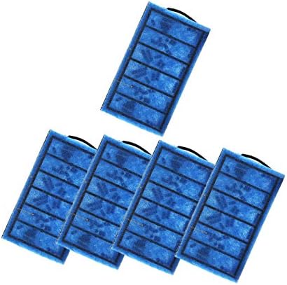 5PCS Filter Cartridges Replacement for Turtle Tank Filter Aquarium Internal Filter Accessories, 5 PCS Filter Cartridges