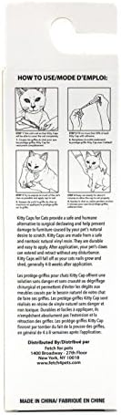 Kitty Caps Nail Caps for Cats, Spring Green with Glitter & Ultra Violet - Safe, Stylish & Humane Alternative to Declawing Stops Snags & Scratches, X-Small (Under 5 lbs), 40 Count