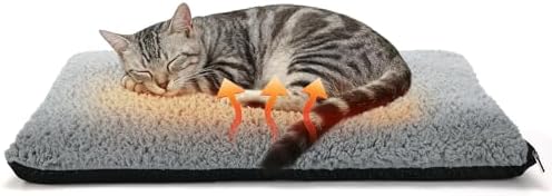 Alphatool 1.6'' Thick Self-Warming Cat Bed, 15.7 x 23.6in