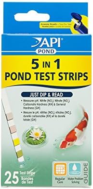 API POND 5 IN 1 POND TEST STRIPS Pond Water Test Strips 25-Count