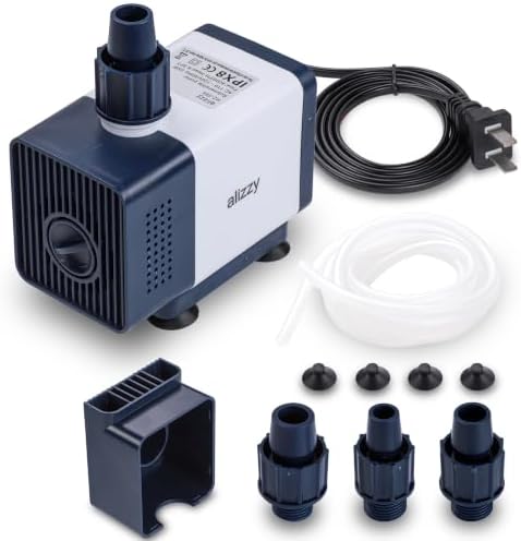 alizzy 400 GPH Submersible Pump, Durable Fountain Pump