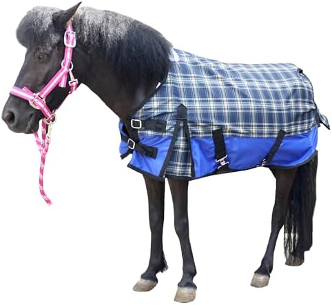 LEAFOREST 600D Pony Miniature Horse Rain Sheet Turnout Blanket No Fill