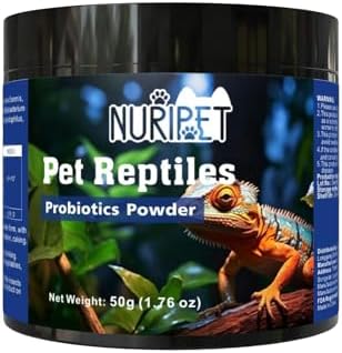 Reptile Probiotic 50g, Gut Support for Bearded Dragon & Tortoise
