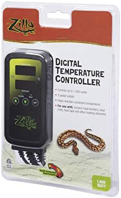Zilla Digital Temperature Controller, Thermostat for Reptile Terrariums
