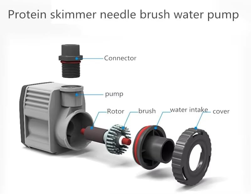 Bubble Magus SP4000 Skimmer Pump: An efficient protein skimmer pump designed for large fish tanks with a powerful flow of 240 GPH suitable for 43.3 x 57 x 63inch aquariums【SP4000】