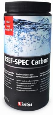 Red Sea Reef Spec Aquarium Carbon 1000 ml – Superior Activated Carbon for Marine or Freshwater, Eliminates Toxins & Odors, Crystal Clear Water