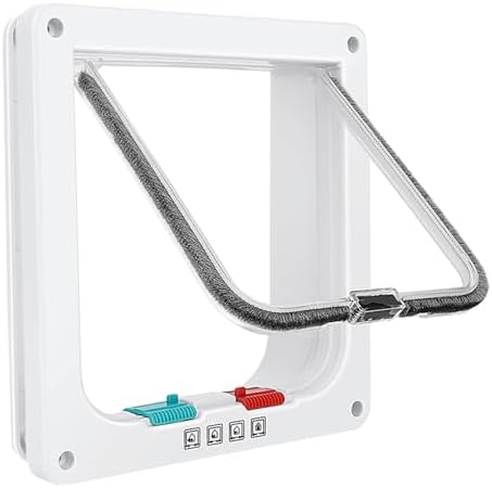 Lessmon Cat Door Flap for Interior Exterior Doors, Outer 11x9.8x0.78in, XL