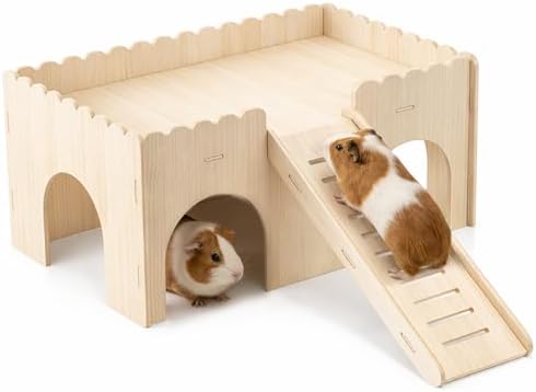 1 Set Large Guinea Pig Hideout with Stairs
