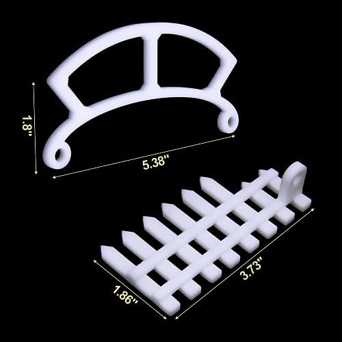 Bird Feeder Perch Extension Set, Fits Side Fence & DIY Add-Ons