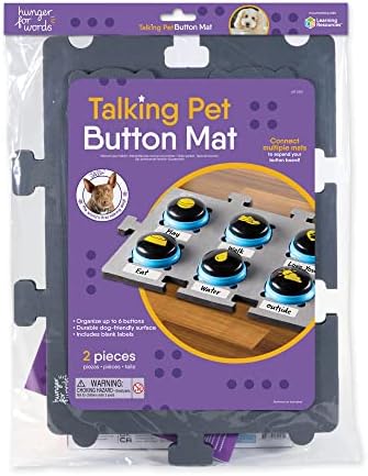 Hunger for Words Talking Pet Button Mat