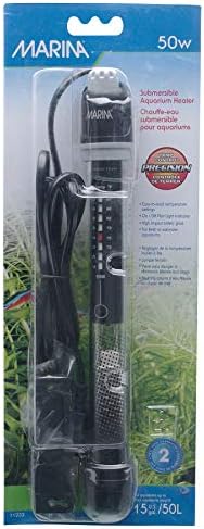 Fluval Marina Submersible Heater for Aquarium, 50-watt