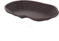 Extra Large Reptile Bathing Pool Reptile Feeding Dish Water Bowl with Ramp Aquarium Ornament for Gecko, Snake, Turtle, Bearded Dragon, Lizard Bath(Black)