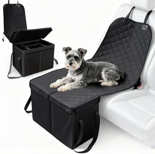 Dog Car Seat Extender with Storage, Car Seat Extender for Dogs
