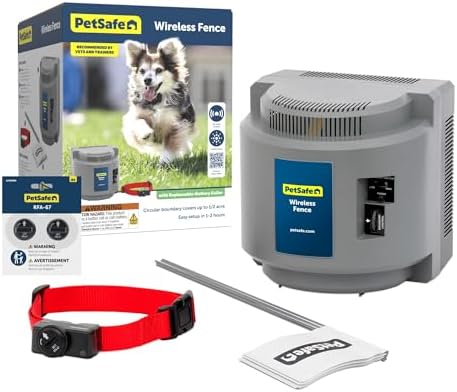 PetSafe Wireless Pet Containment System with 2 Replacement Collar Batteries