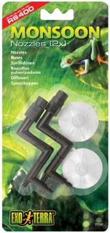 Exo Terra Nozzles Replacement for Monsoon RS400, 2-Pack