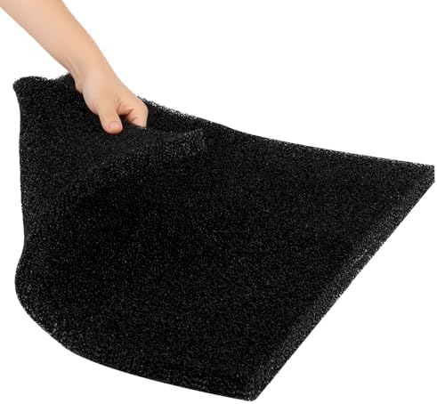 Aquarium Filter Sponge Pad, Filter Media Foam Sponge, Cut-to-Size Foam for Fish Tank (20" x 20" x 1.57", 50PPI)