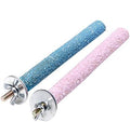 2 Pcs Bird Perch Stand Toy, Random Bird Perch Stand Toy Wood Parrot Grinding by Unknown