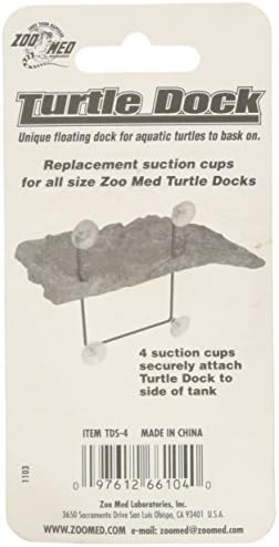 Zoo Med Laboratories SZMTDS4 Zoo Turtle Dock SuCountion Cups (Pack of 2)