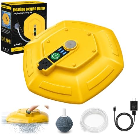 Floating Bait Bucket Aerator for Fishing, IPX7 Oxygen Pump