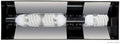 Exo Terra Compact Incandescent Fixture for PT2610/PT2612, 60 cm, Black