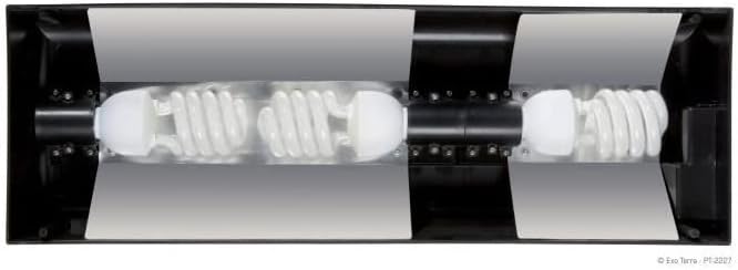 Exo Terra Compact Incandescent Fixture for PT2610/PT2612, 60 cm, Black