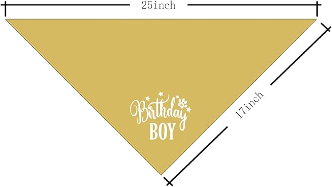 Birthday Boy Dog Bandanas, Dog Birthday Bandana, Birthday Bandana - Image 2