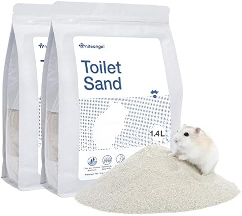 Niteangel Training Litter Potty Sand: 1.4 L x 2 Absorb Odor & No Dust