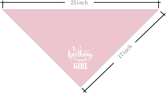 Birthday Girl Dog Bandana - Image 4