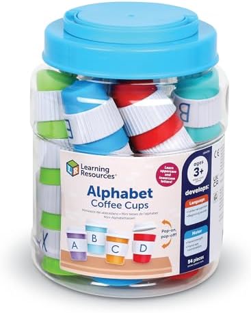 Learning Resources Alphabet Coffee Cups