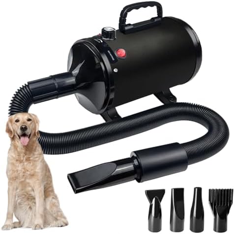 Dog Dryer for Pet Grooming, High-Velocity Force Blow Dryer