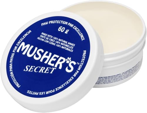 Musher's Secret All-Natural Dog Paw Balm, All-Season Paw Protector, 60 gr