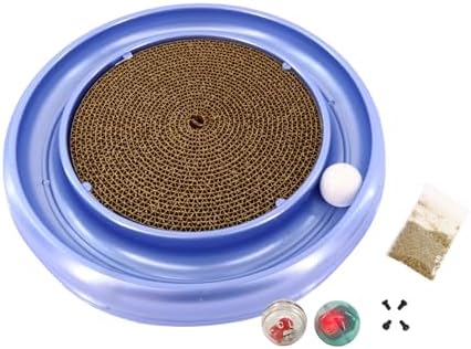 Coastal Pet - Turbo Pet Cat Bundle - Assorted Ball Pack & Scratcher Cat Toy