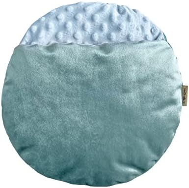 Cozy Velvet Flannel Sleeping Bag Hideout for Hedgehog, Ferret, Rat, Hamster, and Other Small Animal Bed Pouch (Blue Round)