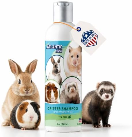 Atlantic Rush Shampoo for Small Pets- 8oz Pet Spray (Tea Tree)