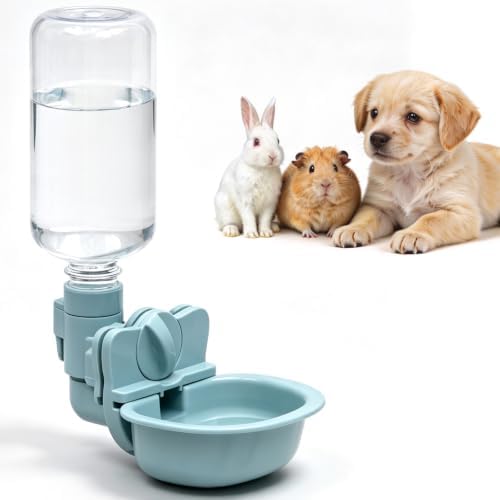 Lemtrflo 17oz Rabbit Water Bottle, Cage Automatic Waterer Dispenser