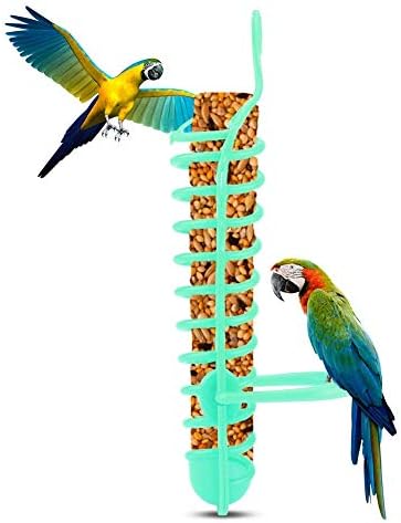 Fdit Bird Feeder Basket 25 cm Hanging Perch with Safety Lock