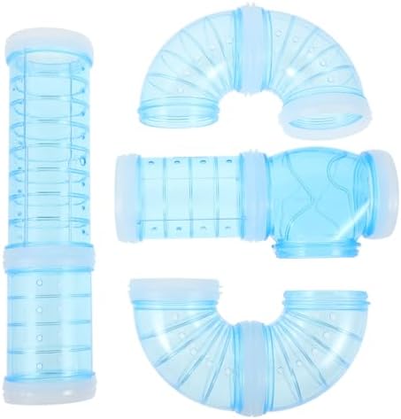 8 Pcs Hamster Tunnel DIY External Tunnel Maze Kit