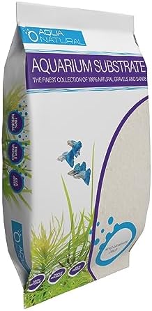 Aqua Natural Substrate, Sugar White Sand, 10lb