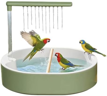 Automatic Bird Shower with Pump, for Parakeets