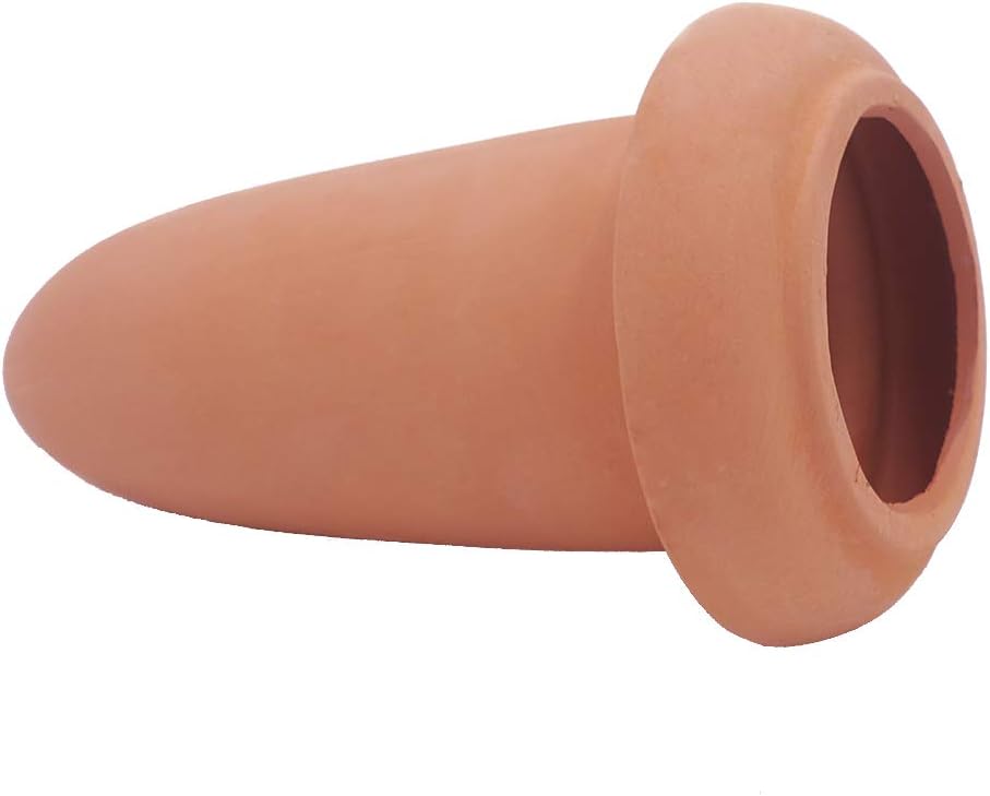 DOHO Ceramic Spawning Breed Cone for Discus Fish and Angelfish Fish Breeding Cones Cave 7 Inches