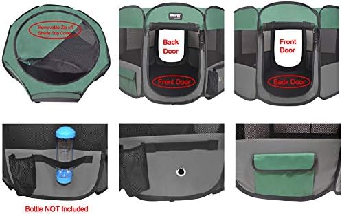 EliteField 2-Door Soft Pet Playpen for Dogs and Cats (2-Year Warranty)
