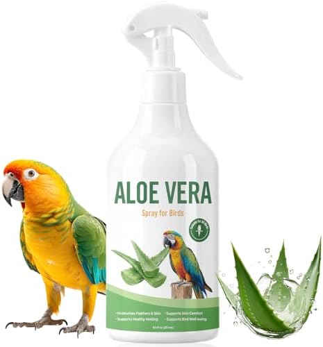 Aloe Vera Spray for Birds, Bird Bath Mist for Parrots & Pet Birds