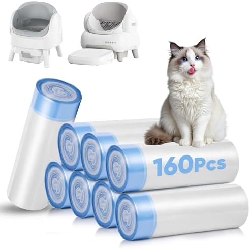 160 Ct Cat Litter Box Liners Compatible with Neakasa & Pet Pivot Litter Box