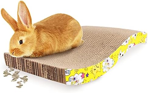 SunGrow Rabbit, Ferret & Cat Scratcher Board, Prevent Electric Shock from Wire Chew, Stop Carpet, Wood & Shoe Chewing, No Scratch Furniture, Alternative to Spray, Safe to Chew