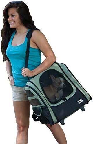 Pet Gear I-GO2 Roller Backpack, Large Traveler, Willow
