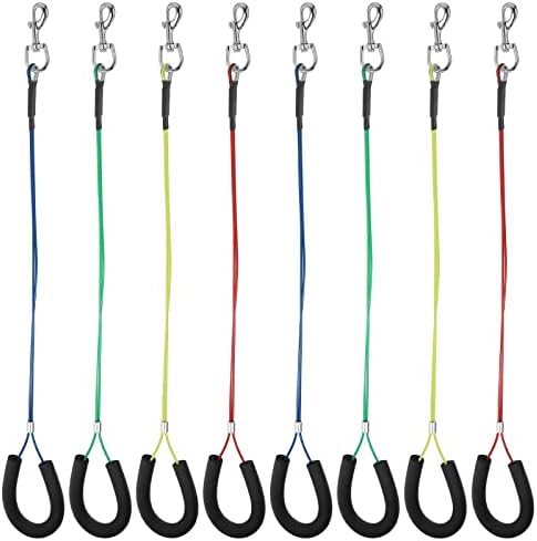 8 Pcs Dog Grooming Loop Noose, Restraint Loop for Groomers Long Noose for Pet Grooming Table Bath Tub Medium Large Small Bathing Station