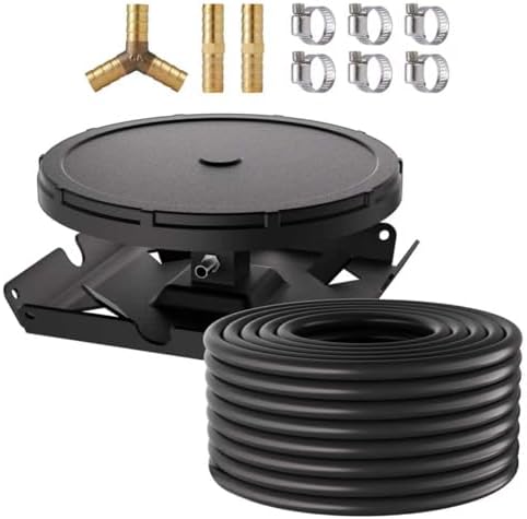 PAS20AL+PAS20AD Pond & Lake Aeration Accessories 100'of Weighted Tubing + Membrane Diffusers