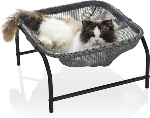 JUNSPOW Cat Bed [Designed for Big Cats] Cat Hammock Dog Bed