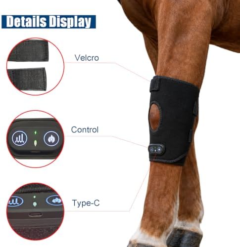 GOURIXIN Red Light Therapy Wrap for Horses Knee