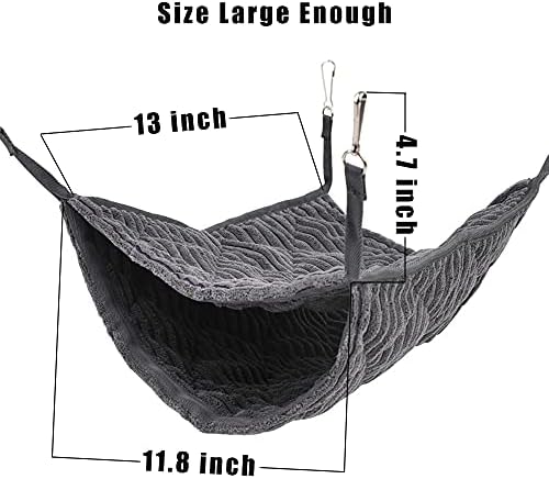 Large Ferret Hammock, Hanging Tunnel Bed for Cage Rats Chinchilla
